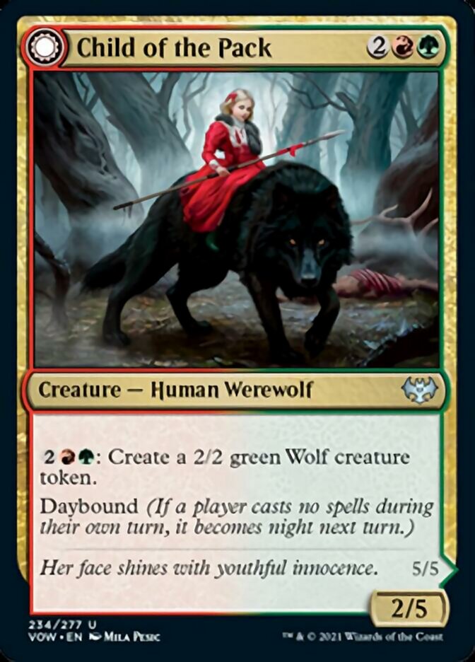 Child of the Pack // Savage Packmate - Innistrad: Crimson Vow (VOW)