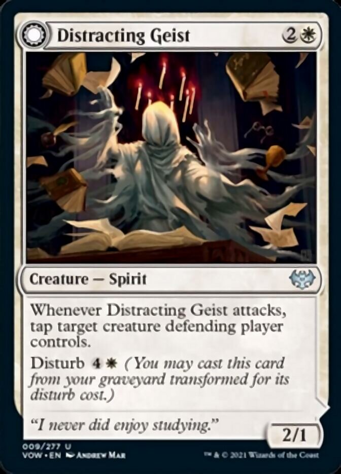 Distracting Geist // Clever Distraction - Innistrad: Crimson Vow (VOW)