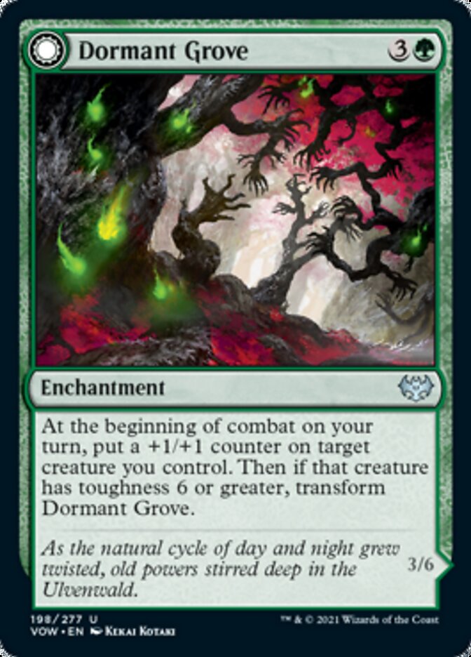 Dormant Grove // Gnarled Grovestrider - Innistrad: Crimson Vow (VOW)