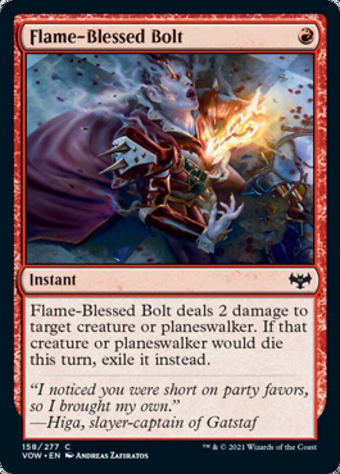 Flame-Blessed Bolt - Innistrad: Crimson Vow (VOW)