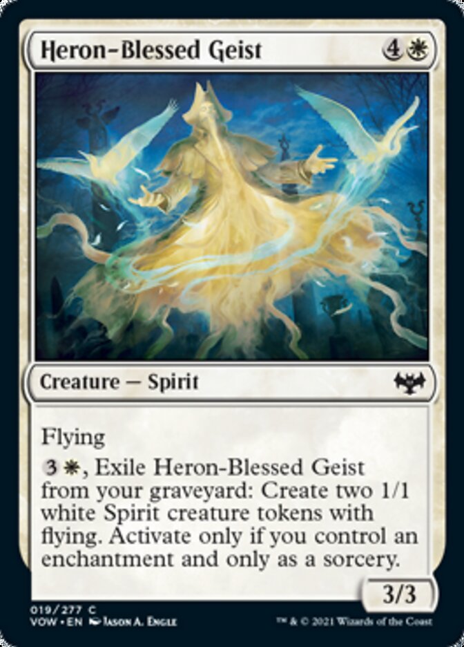 Heron-Blessed Geist - Innistrad: Crimson Vow (VOW)