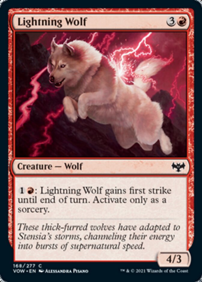 Lightning Wolf - Innistrad: Crimson Vow (VOW)