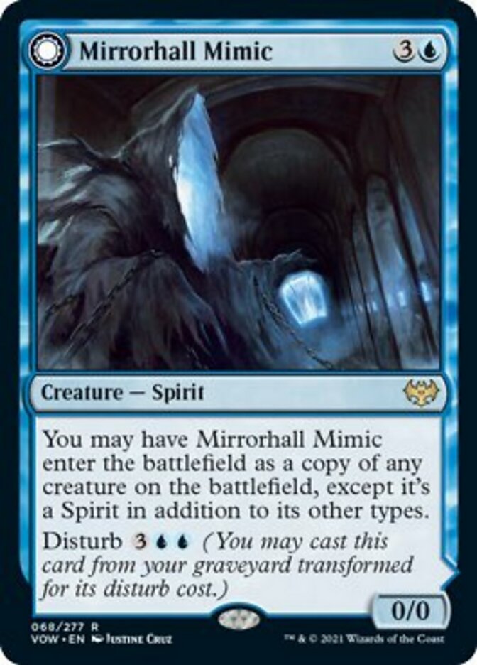 Mirrorhall Mimic // Ghastly Mimicry - Innistrad: Crimson Vow (VOW)