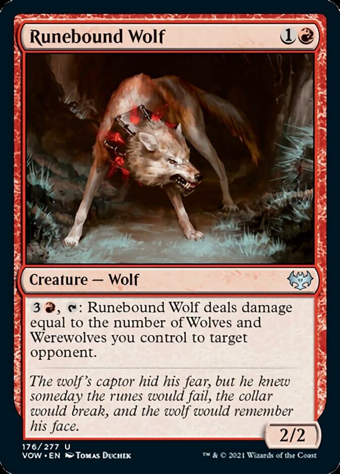 Runebound Wolf - Innistrad: Crimson Vow (VOW)