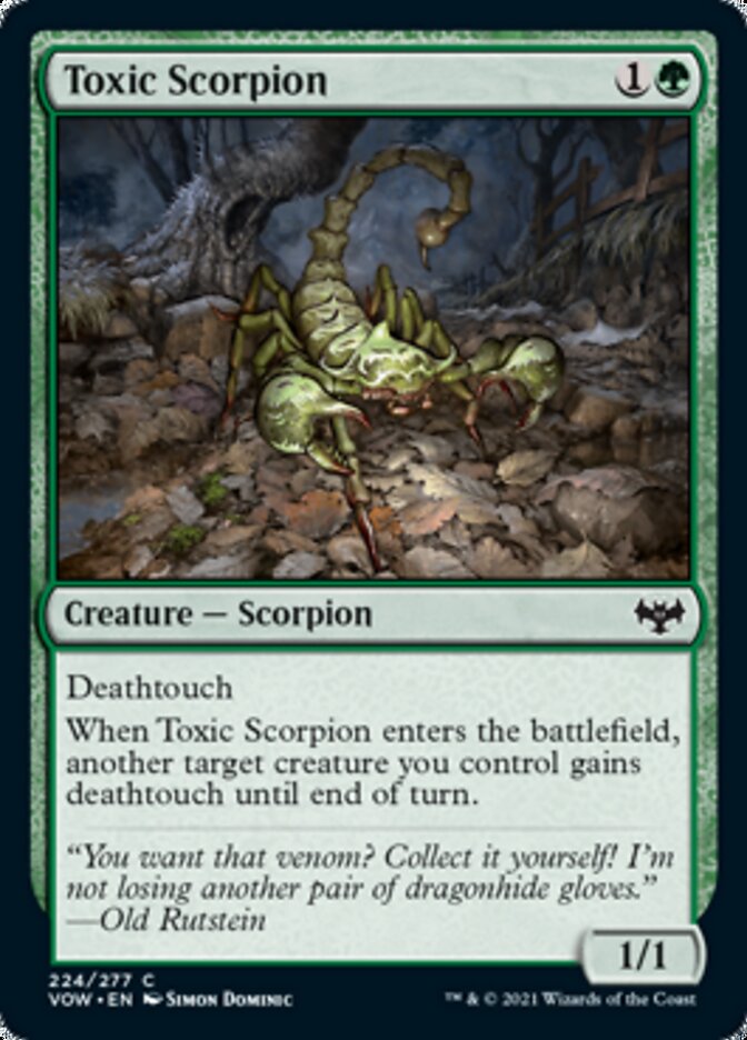 Toxic Scorpion - Innistrad: Crimson Vow (VOW)