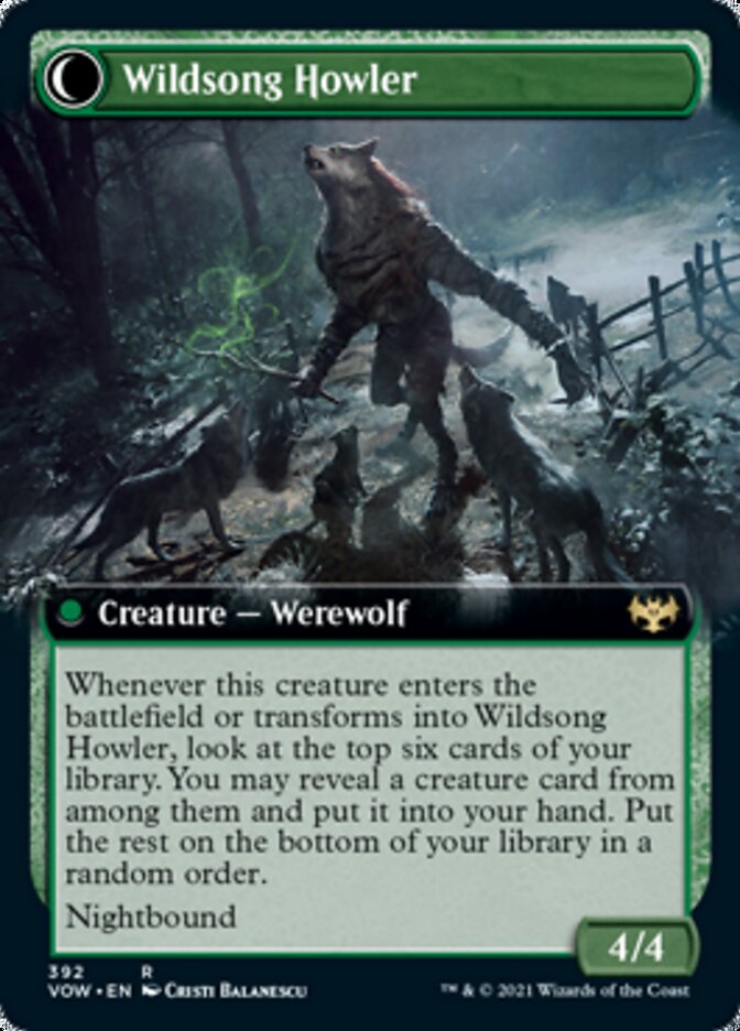 Howlpack Piper // Wildsong Howler - Innistrad: Crimson Vow (VOW)