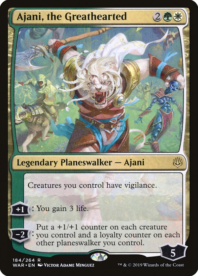Ajani, the Greathearted - War of the Spark (WAR)