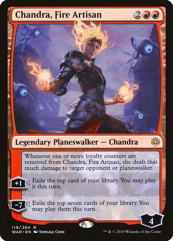 Chandra, artesana del fuego - War of the Spark (WAR)