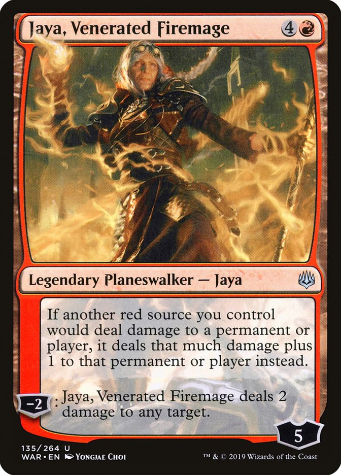 Jaya, Venerated Firemage - War of the Spark (WAR)