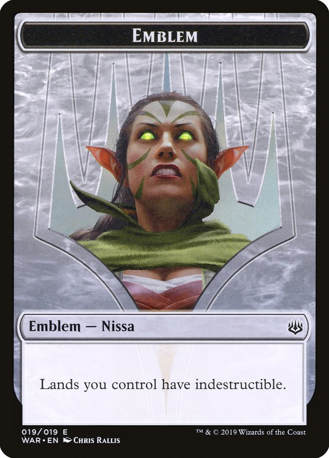 Nissa, Who Shakes the World Emblem - War of the Spark