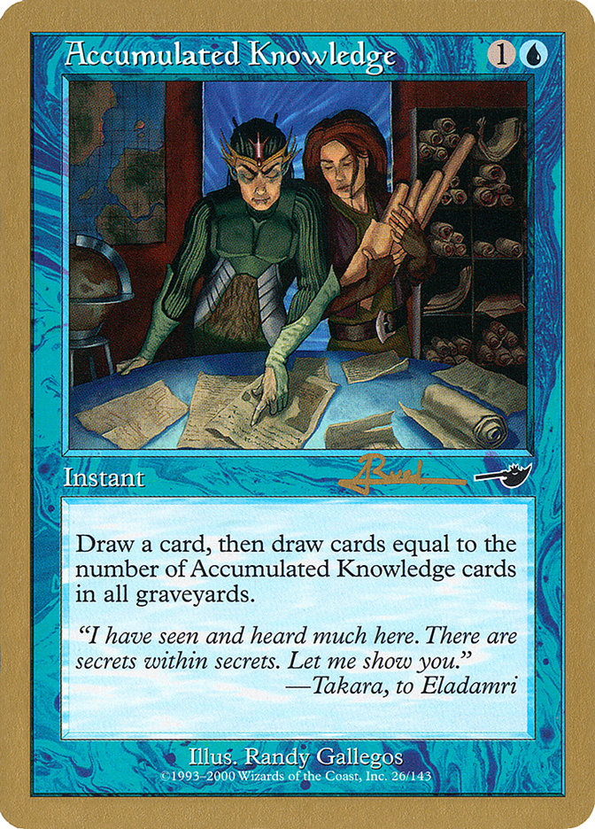 Accumulated Knowledge - MTG Card versions