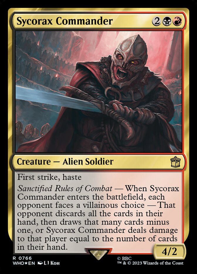 Sycorax Commander - Doctor Who (WHO)