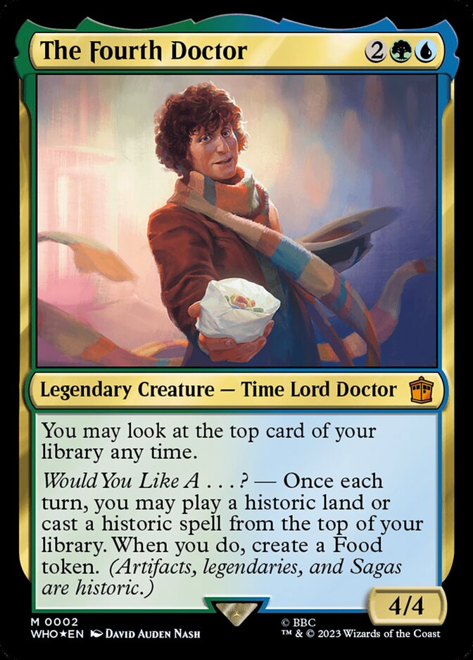The Fourth Doctor - MTG Card versions