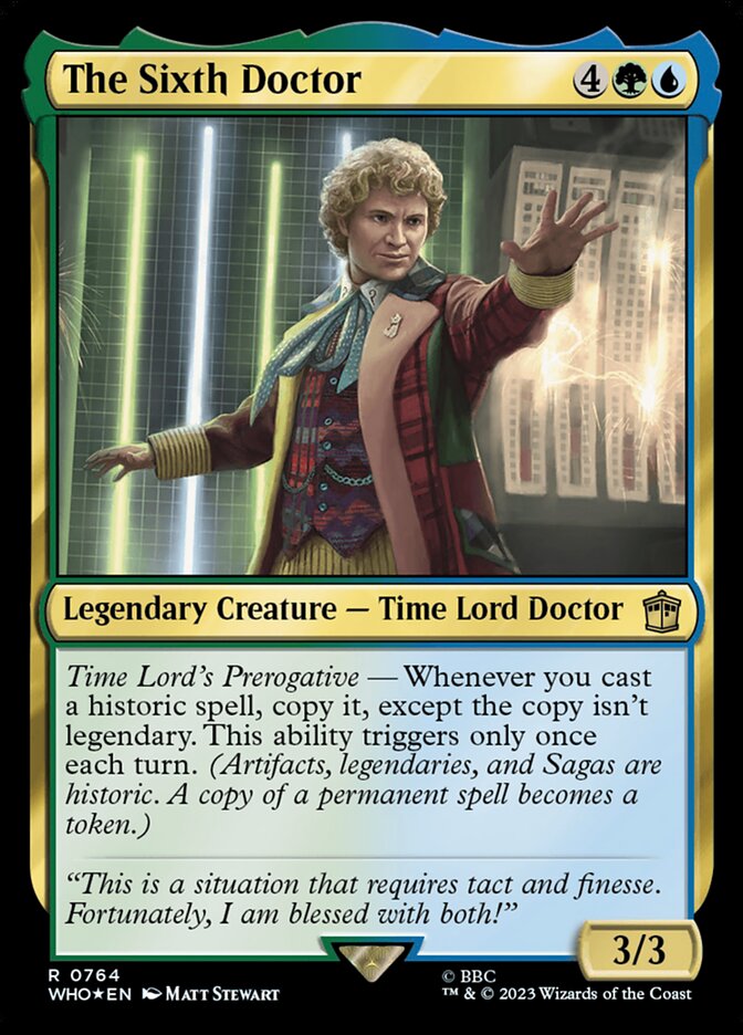 The Sixth Doctor - Doctor Who (WHO)