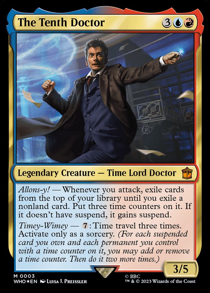 The Tenth Doctor - MTG Card versions