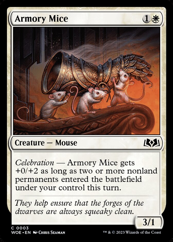 Armory Mice - MTG Card versions