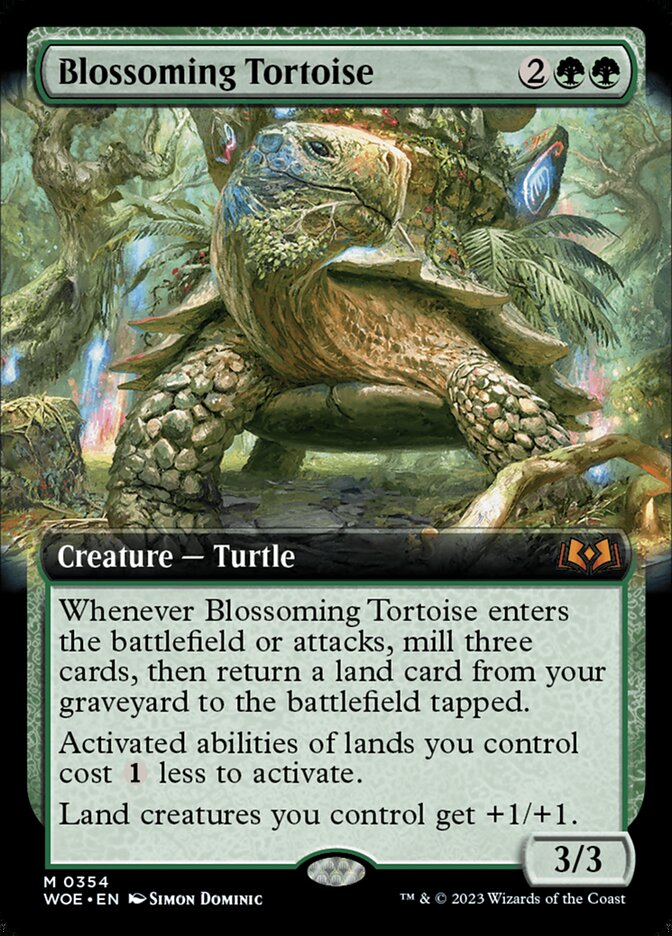 Blossoming Tortoise - Wilds of Eldraine (WOE)