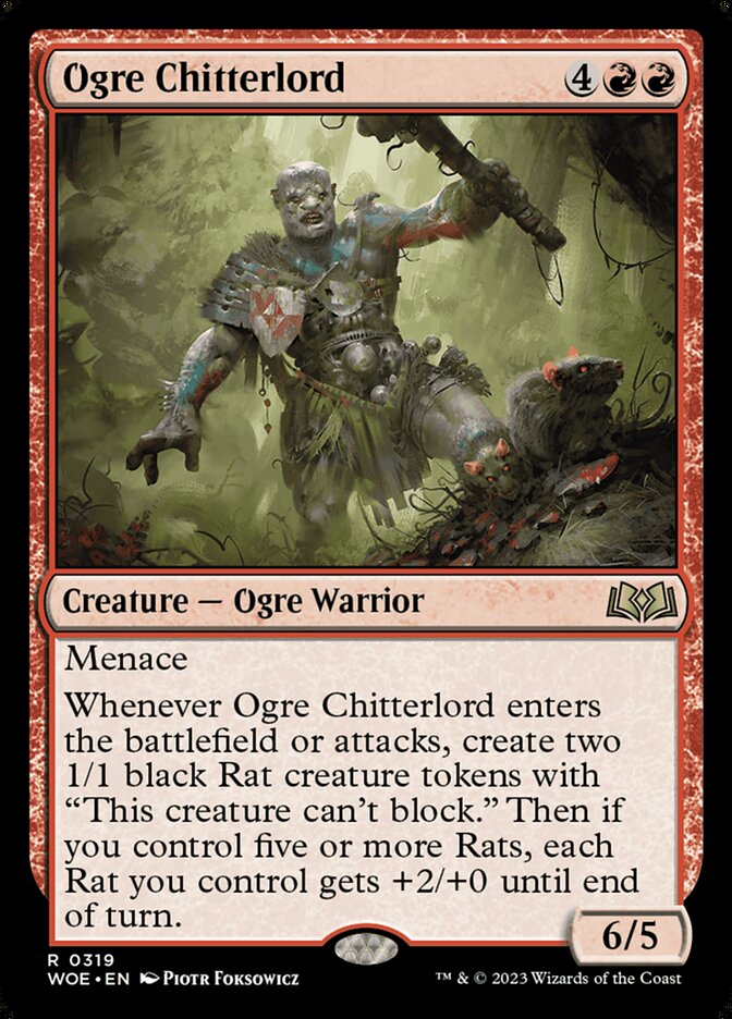 Ogre Chitterlord - Wilds of Eldraine (WOE)