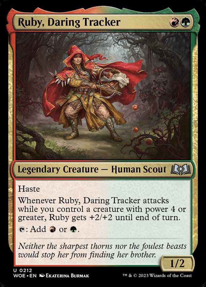 Ruby, Daring Tracker - Wilds of Eldraine