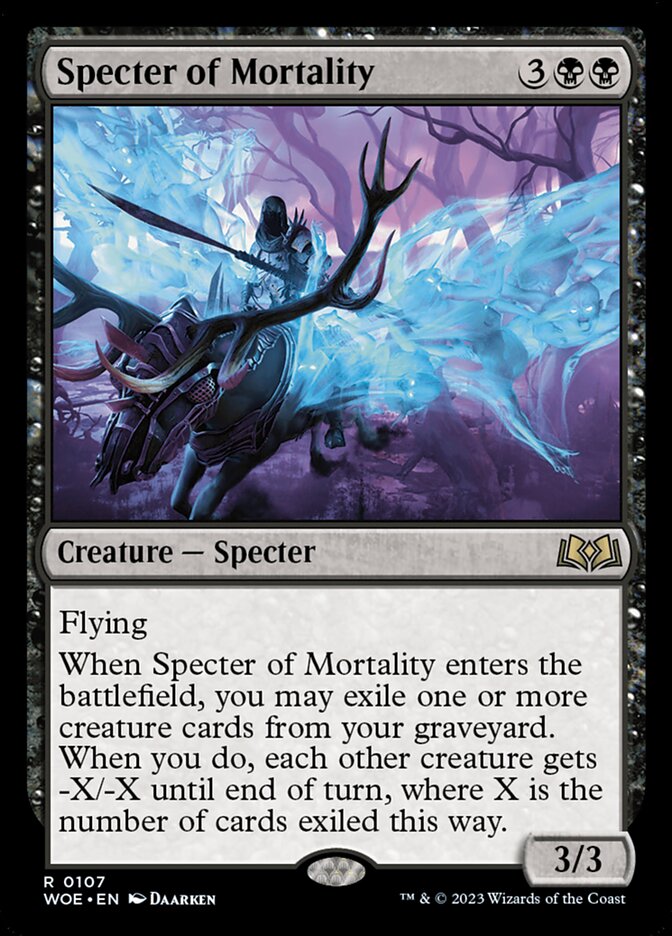 Specter of Mortality - Wilds of Eldraine (WOE)