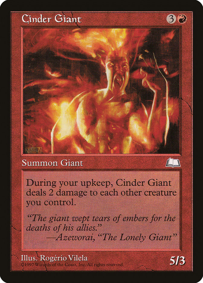 Cinder Giant - Weatherlight