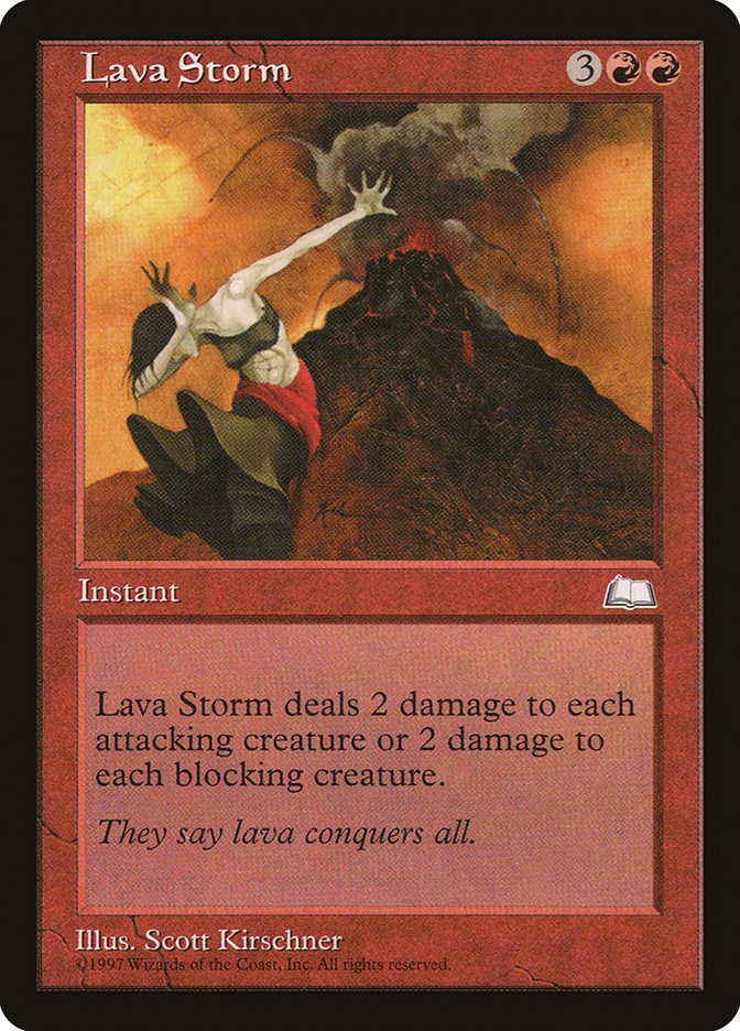 Lava Storm - Weatherlight