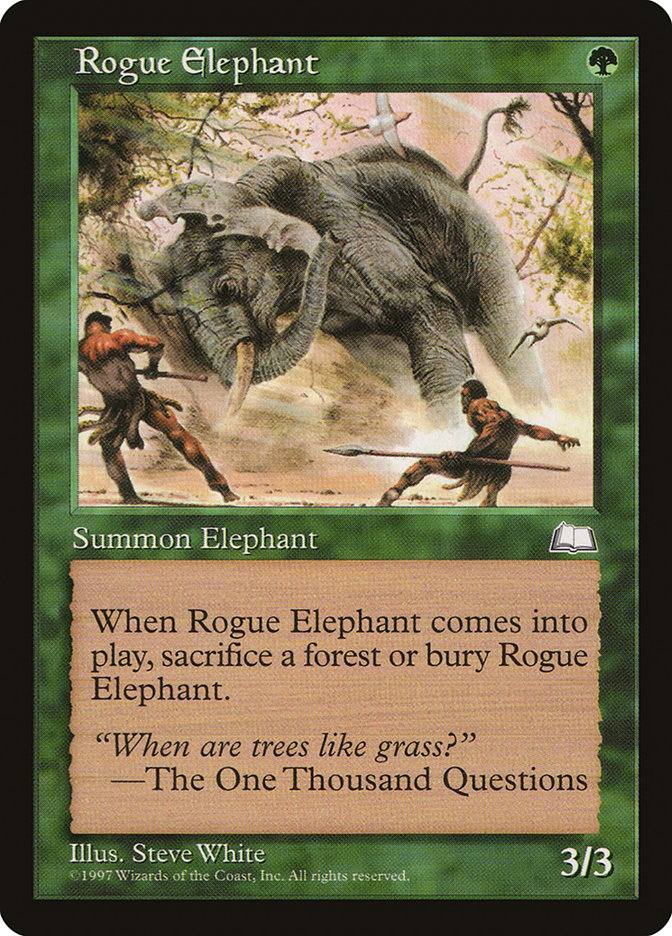 Rogue Elephant - Weatherlight (WTH)