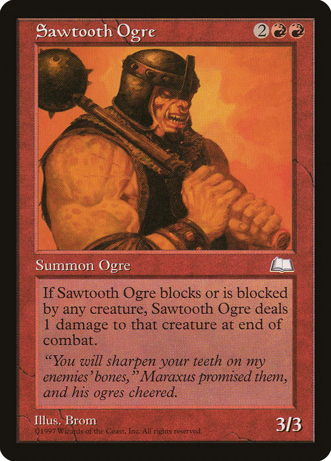 Sawtooth Ogre - Weatherlight
