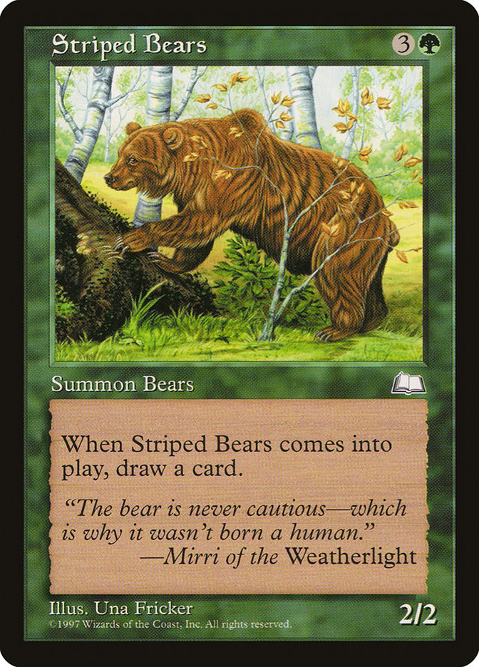 Striped Bears - Weatherlight (WTH)