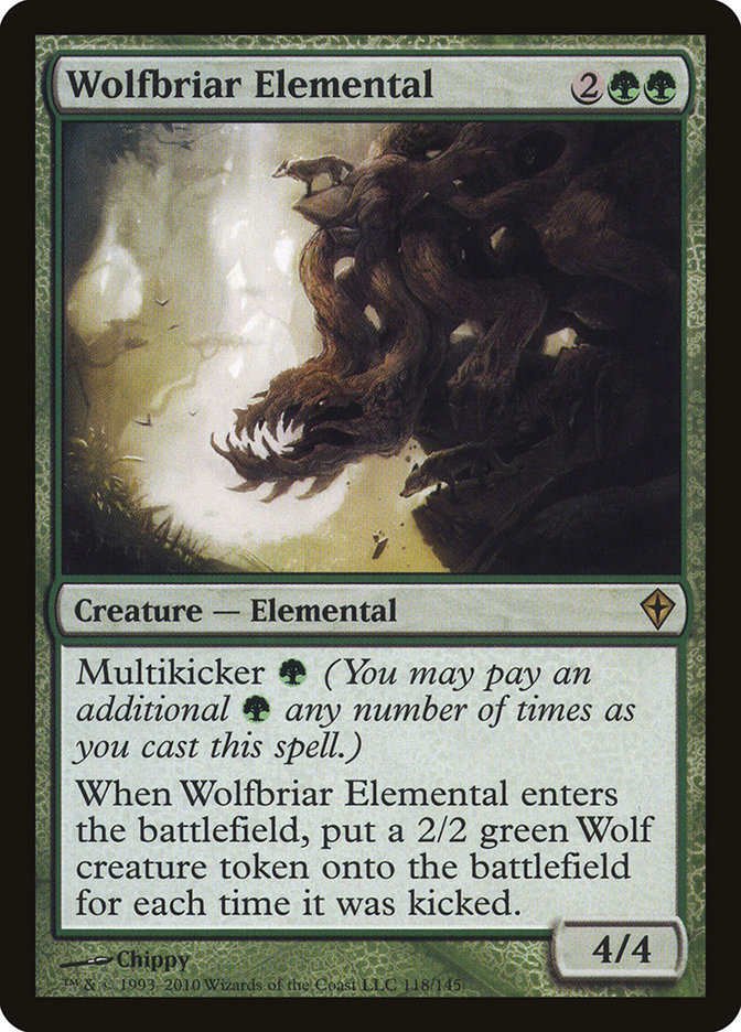 Elemental lobo de brezo - Worldwake (WWK)