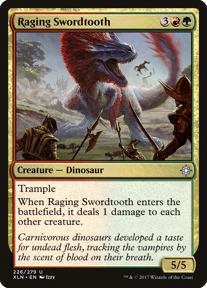Raging Swordtooth - Ixalan (XLN)