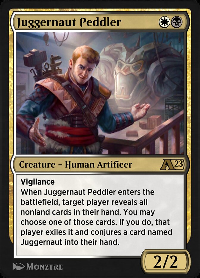 Juggernaut Peddler - Alchemy: Dominaria