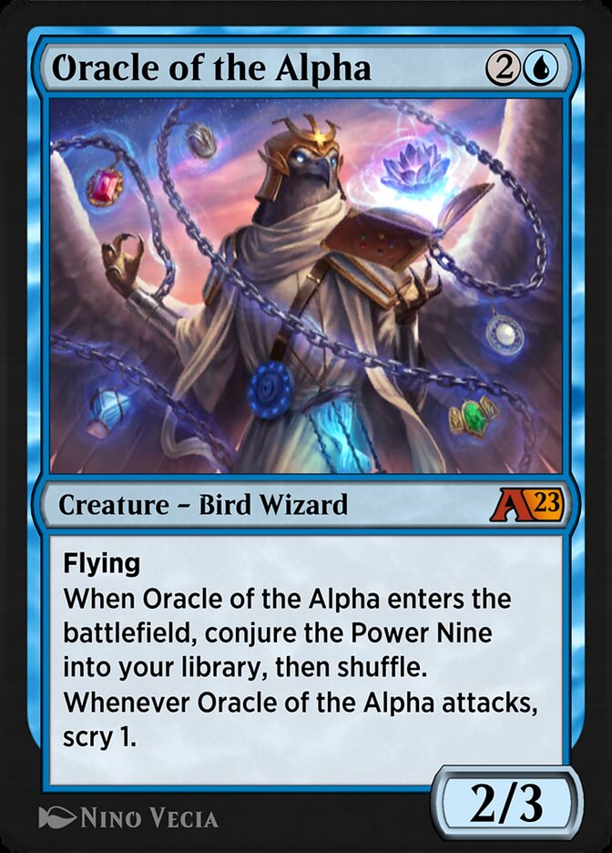 Oracle of the Alpha - MTG Card versions