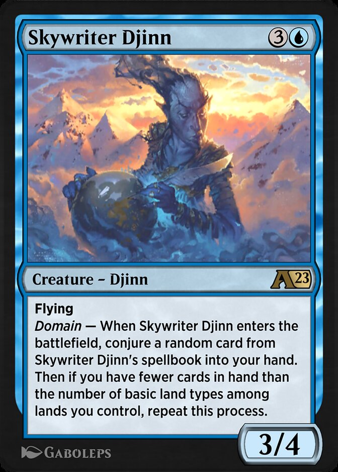 Skywriter Djinn - Alchemy: Dominaria