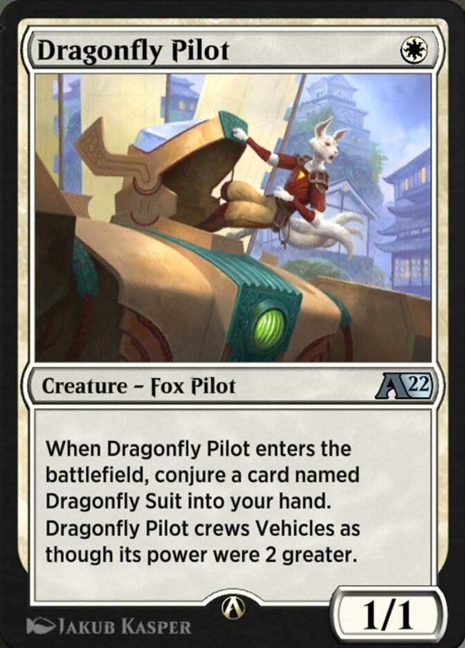 Dragonfly Pilot - MTG Card versions