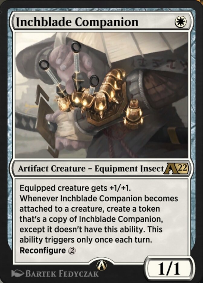Inchblade Companion - MTG Card versions