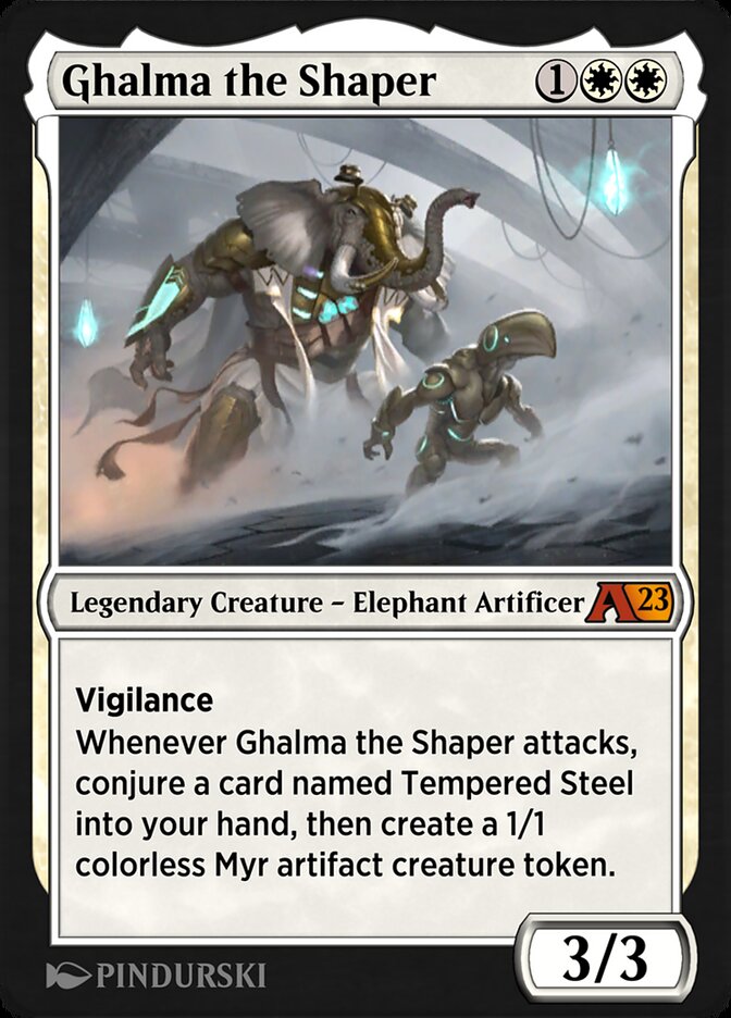 Ghalma the Shaper - MTG Card versions