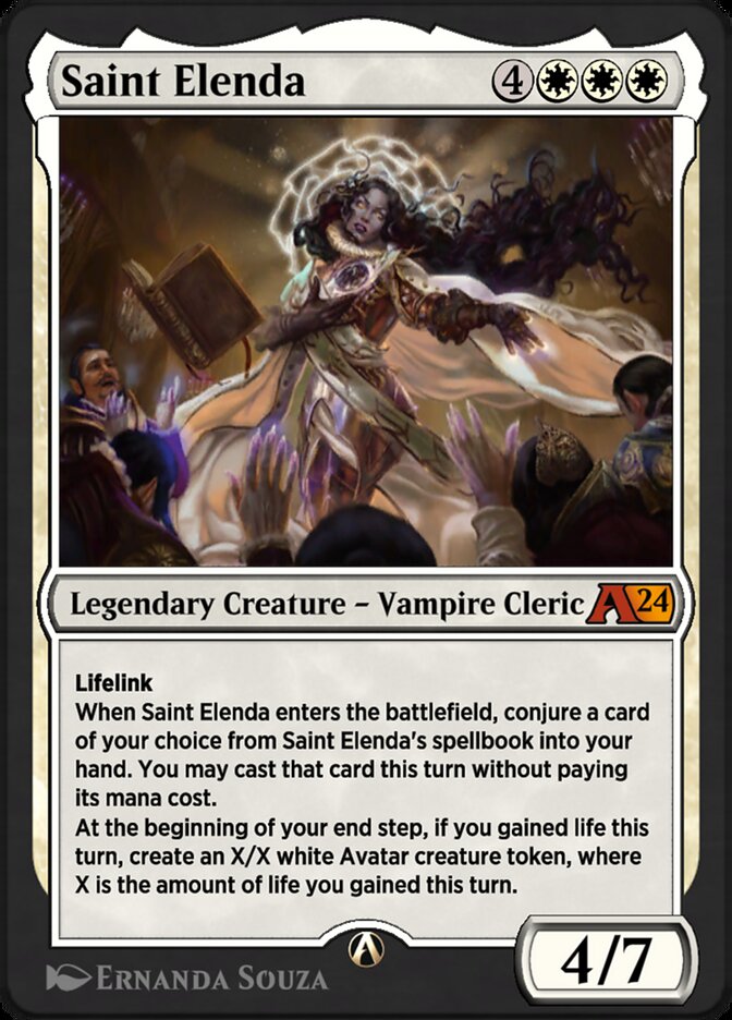 Saint Elenda - MTG Card versions