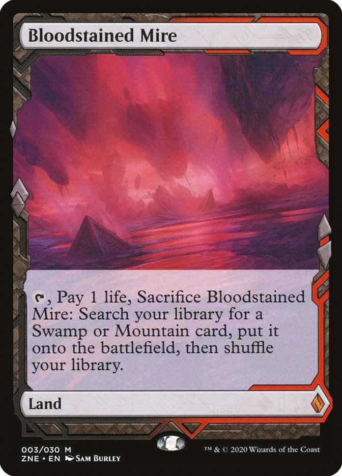 Bloodstained Mire - MTG Card versions