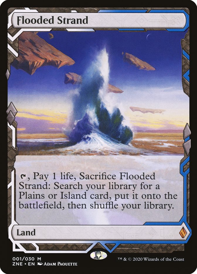 Flooded Strand - MTG Card versions