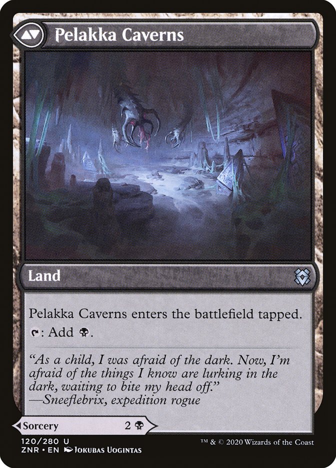 Depredación de Pelakka // Cavernas de Pelakka - Zendikar Rising