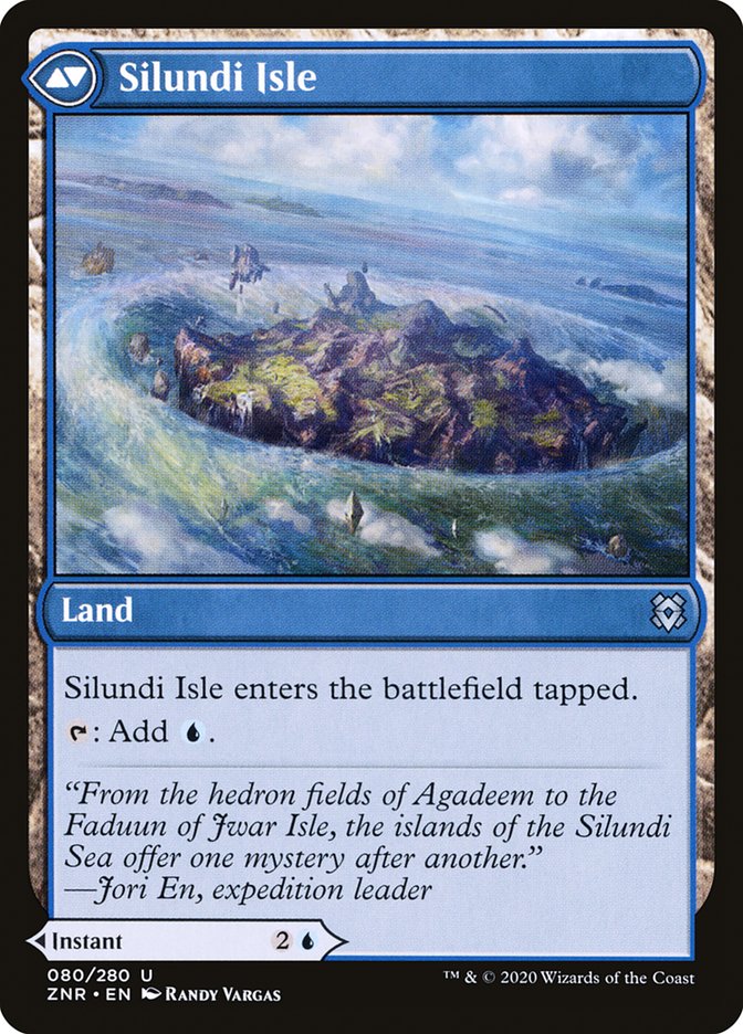 Visão de Silundi // Ilha de Silundi - Zendikar Rising