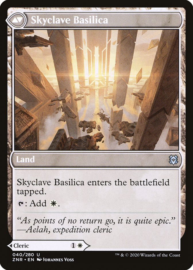 Skyclave Cleric // Skyclave Basilica - Zendikar Rising