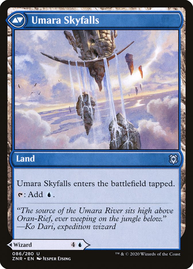 Umara Wizard // Umara Skyfalls - Zendikar Rising